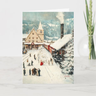 Eine zeitlose Weihnachtsreise Karte