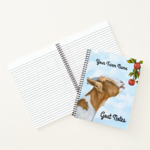 Eine Ziegennotiz - Behalt deine Ziegen gerade Notizbuch