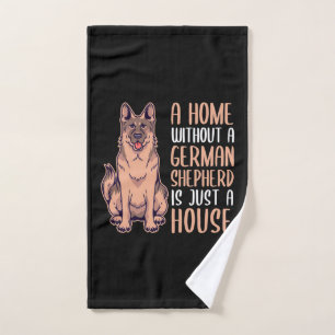 Eine Zuhause ohne deutschen Schäferhund ist eine Z Handtuch