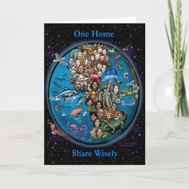 Eine Zuhause Share klug Karte (Vorderseite)