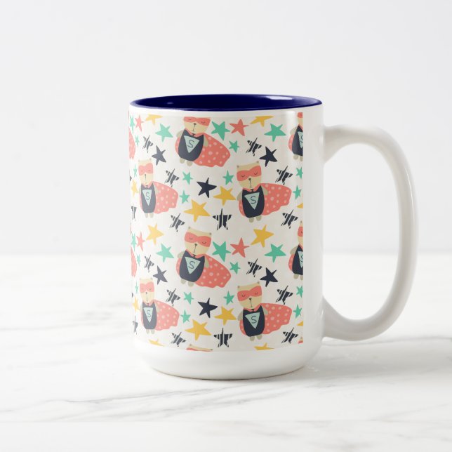 eine Zwei-Tone-Tasse Zweifarbige Tasse (Rechts)