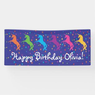 Eineiser Geburtstag mit Konfetti Banner