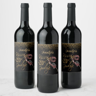 Einen 20er-🍷 küssen weinetikett