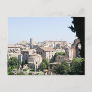 Einen Abschnitt des Forum von Rom aus dem Postkarte