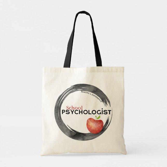 Einen anderen Psychologen in der Schule Tragetasche (Rückseite)