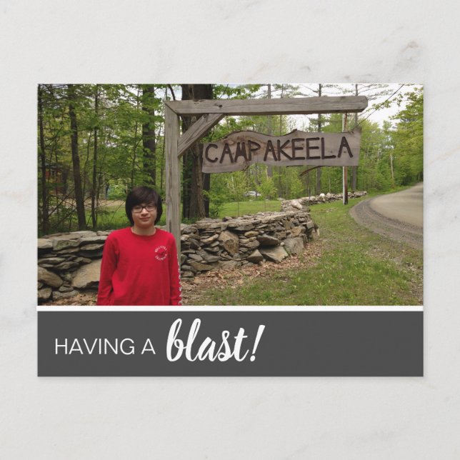 Einen Blast! Postkarte (Vorderseite)