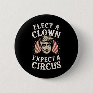 Einen Clown wählen, von dem erwartet wird, dass ei Button