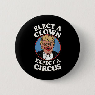 Einen Clown wählen, von dem erwartet wird, dass ei Button