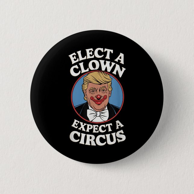 Einen Clown wählen, von dem erwartet wird, dass ei Button (Vorderseite)