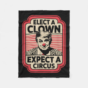 Einen Clown wählen, von dem erwartet wird, dass ei Fleecedecke