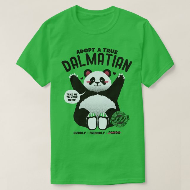 Einen Dalmatiner von Tobe Fonseca adoptiert T-Shirt (Design vorne)