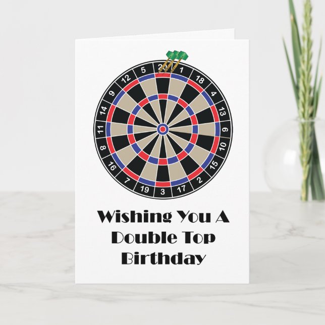 Einen doppelten Geburtstag wünschen Karte (Vorderseite)