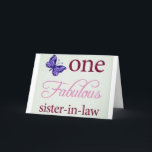 ***EINEN FABULOUS SISTER IN LAW*** GEBURTSTAG SPAS KARTE<br><div class="desc">OF COURSE WE LOVE OUR FAMILY AND WHEN IT IS THEIR "BIRTHDAY" SOMETIMES IF THEY HAVE A **SENSE OF HUMOR*** WE CAN SEND THIS KIDN CARD! I NEVER HAD A BROTHER...  BUT I WOULD SEND THIS CARD FOR SURE:)</div>