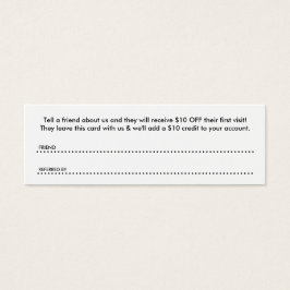 einen Freund mit Logo verweisen