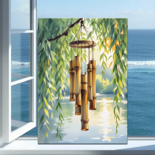 Einen Friedlichen Tag wünschen | Weeping Willow Karte (Von Creator hochgeladen)