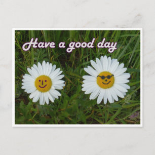 Einen guten Tag haben Postkarte