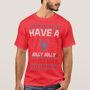 Einen heiligen, fröhlichen Weihnachtspulli T-Shirt