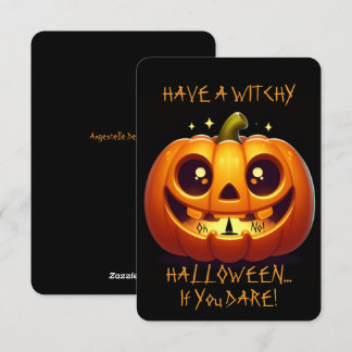 Einen Hexen-Halloween haben Einladung
