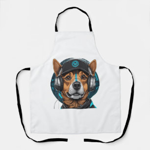 Einen Hund schließen Schürze
