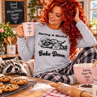 Einen mentalen Zusammenbruch beim Backen Lustiger Tri-Blend Shirt
