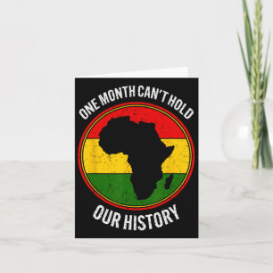 Einen Monat schwarze Geschichte kann unsere Geschi Karte