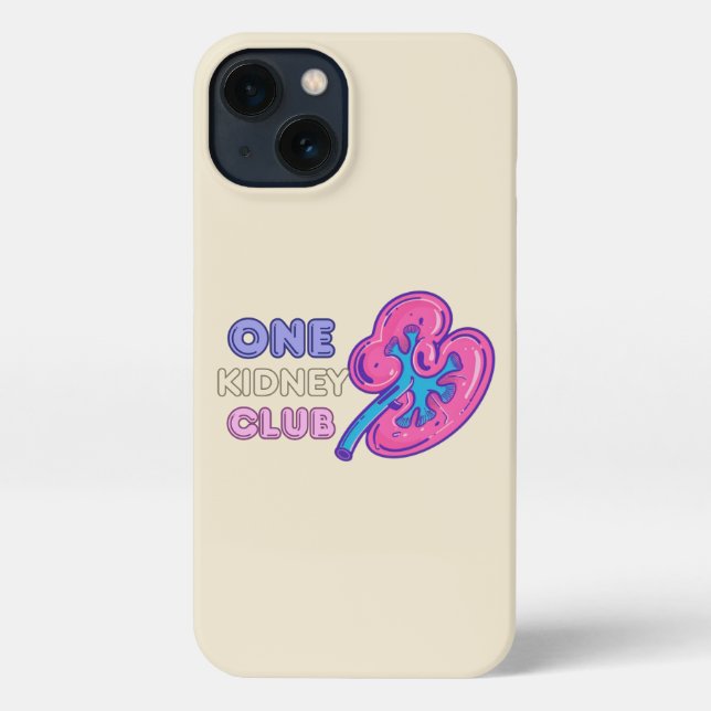 EINEN NIERENCLUB, NIERENÜBERSETZUNG iPhone HÜLLE (Rückseite)
