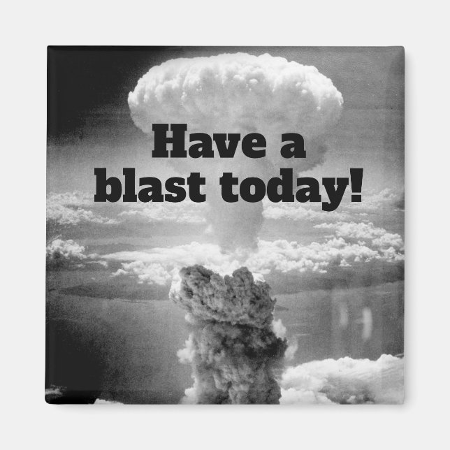 einen Nuklearen Atombombentest für Blast Fun haben Magnet (Vorne)
