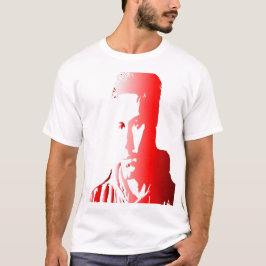 einen roten Farbverlauf, um die Merkmale eines Jug T-Shirt