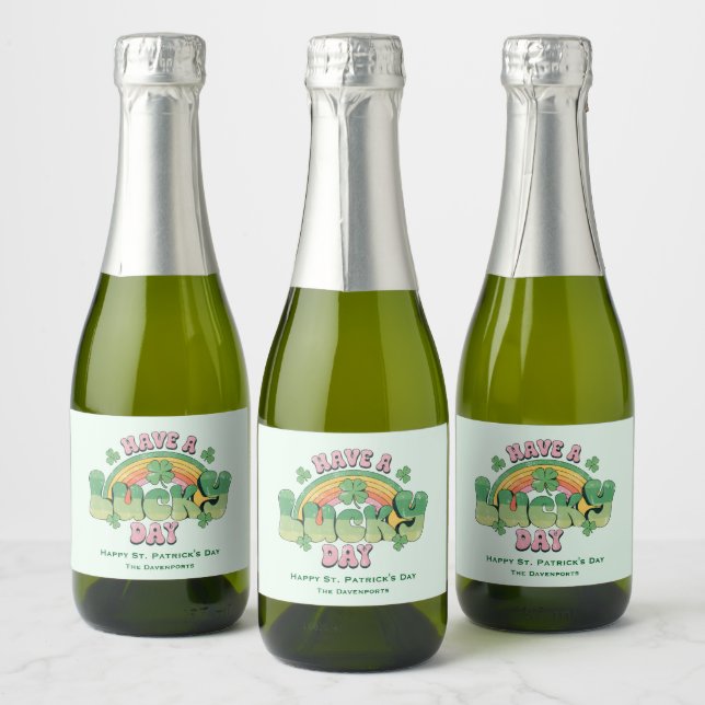 Einen schönen Retro St. Patrick's Day (Flaschen)