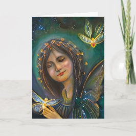 Einen schönen Tag wünschen | Fairy and Butterfly Karte