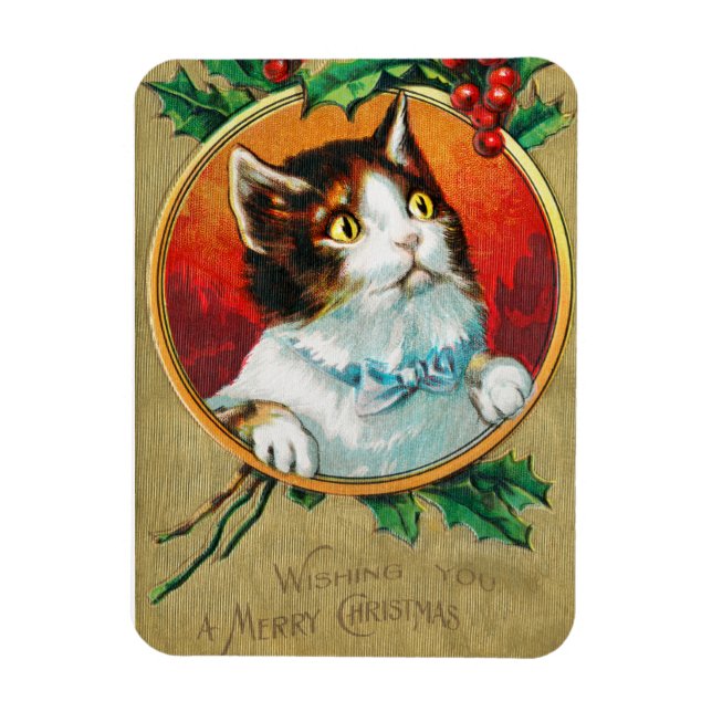 Einen schönen Weihnachtsurlaub wünschen Magnet (Vertikal)