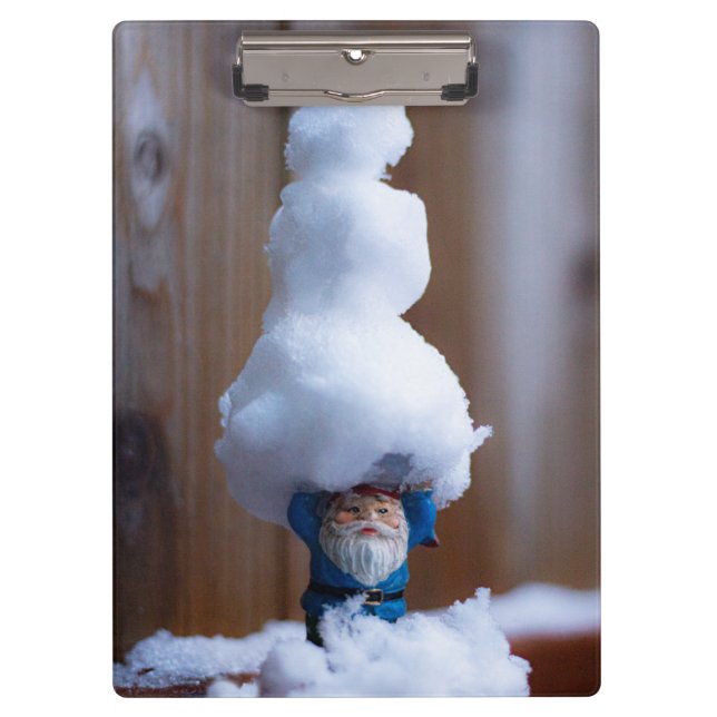 Einen Snowman V bauen Klemmbrett (Vorderseite)