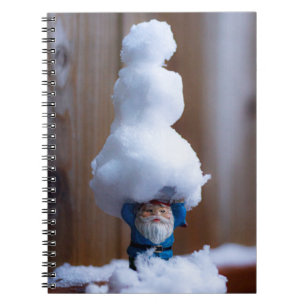 Einen Snowman V bauen Notizblock