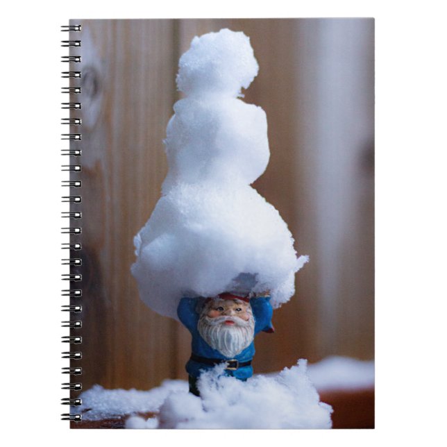 Einen Snowman V bauen Notizblock (Vorderseite)