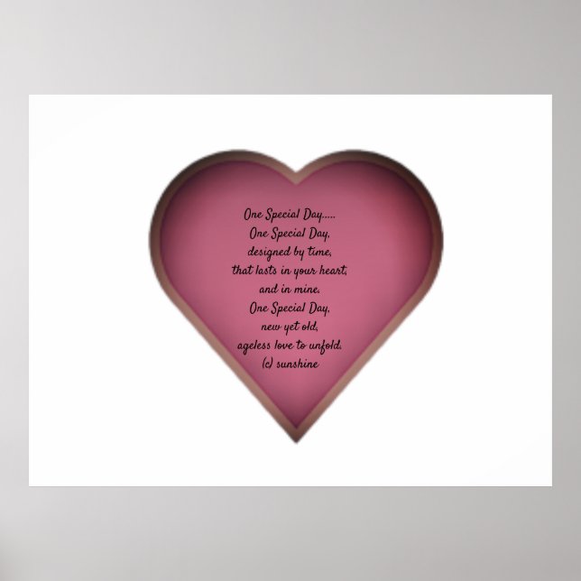 EINEN SPEZIELLEN TAG POSTER (Vorne)