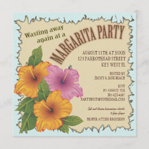 Einen Tag bei einer Margarita-Party verschwenden E Einladung