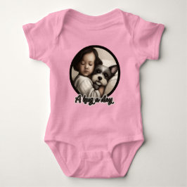 Einen Tag lang umarmen Baby Strampler