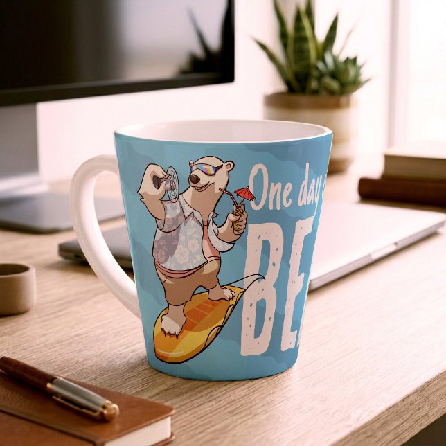 Einen Tag Naher zum Strand Milchtasse (Von Creator hochgeladen)