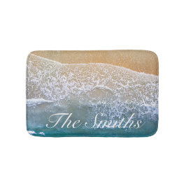 Einer am Strand Badematte