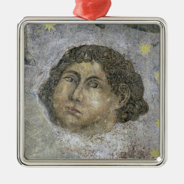 Einer der vier Winde, Detail von Silbernes Ornament (Vorne)