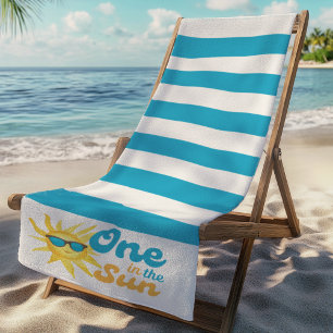 ☀️Einer in der Sonne Tropisches Türkis Strandtuch