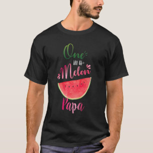 Einer in einem Melon Papa Waterlemon Sommervater T-Shirt
