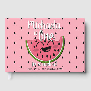 Einer in einem Melon Watermelon Gästebuch