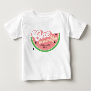 Einer in einem Melon zum ersten Geburtstag T - Shi Baby T-shirt