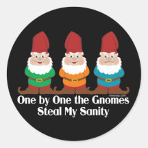 Einer nach dem anderen die Gnome