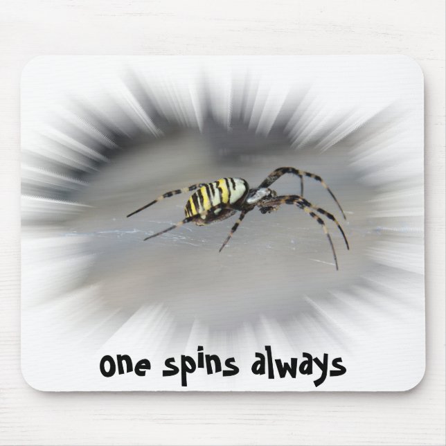 einer Spinnt immer Mauspad (Vorne)
