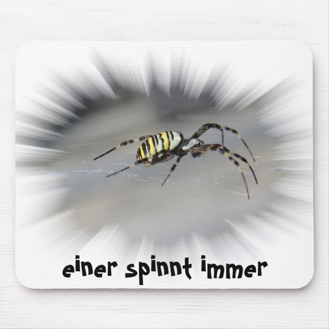 einer spinnt immer Mauspad (Vorne)