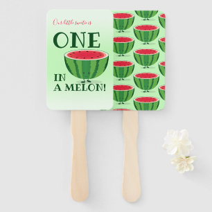 Einer von ihnen im Melon Watermelon Erster Geburts Fächer
