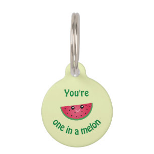 Eines in A Melon Funny Niedlich Kawaii Watermelon Haustiermarke