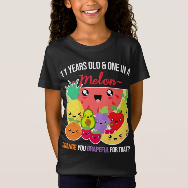 Eines in einem Melon Funny Fruit Sprichwort 11. Ge T-Shirt (Vorderseite)